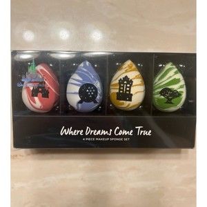 Limited Edition Disney Ulta Where Dreams Come True 4 Piece Makeup Sponge Set